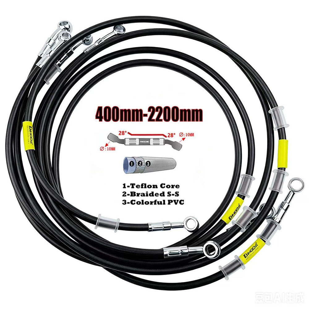 Braided Line - Manguera de Freno Hidráulico para Motocicleta