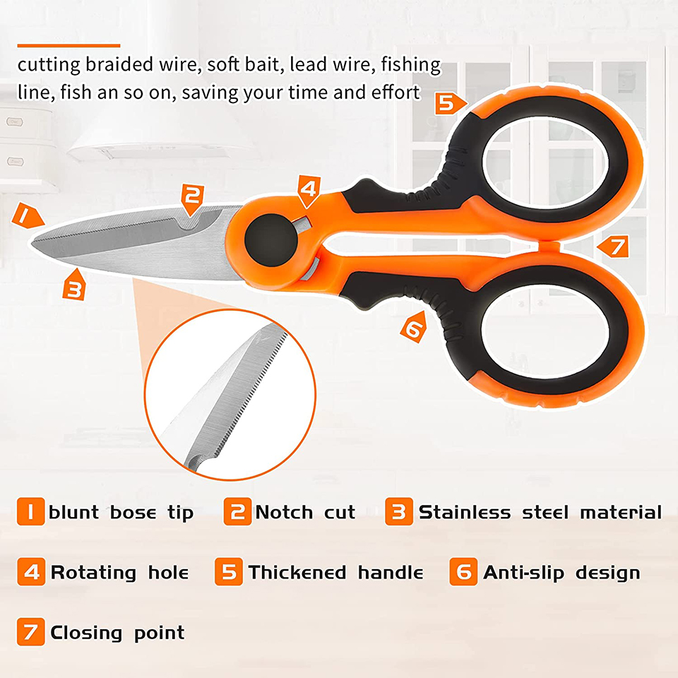 WALK FISH-Tijeras de línea de  - Fishing Line Cutter reseña y precio