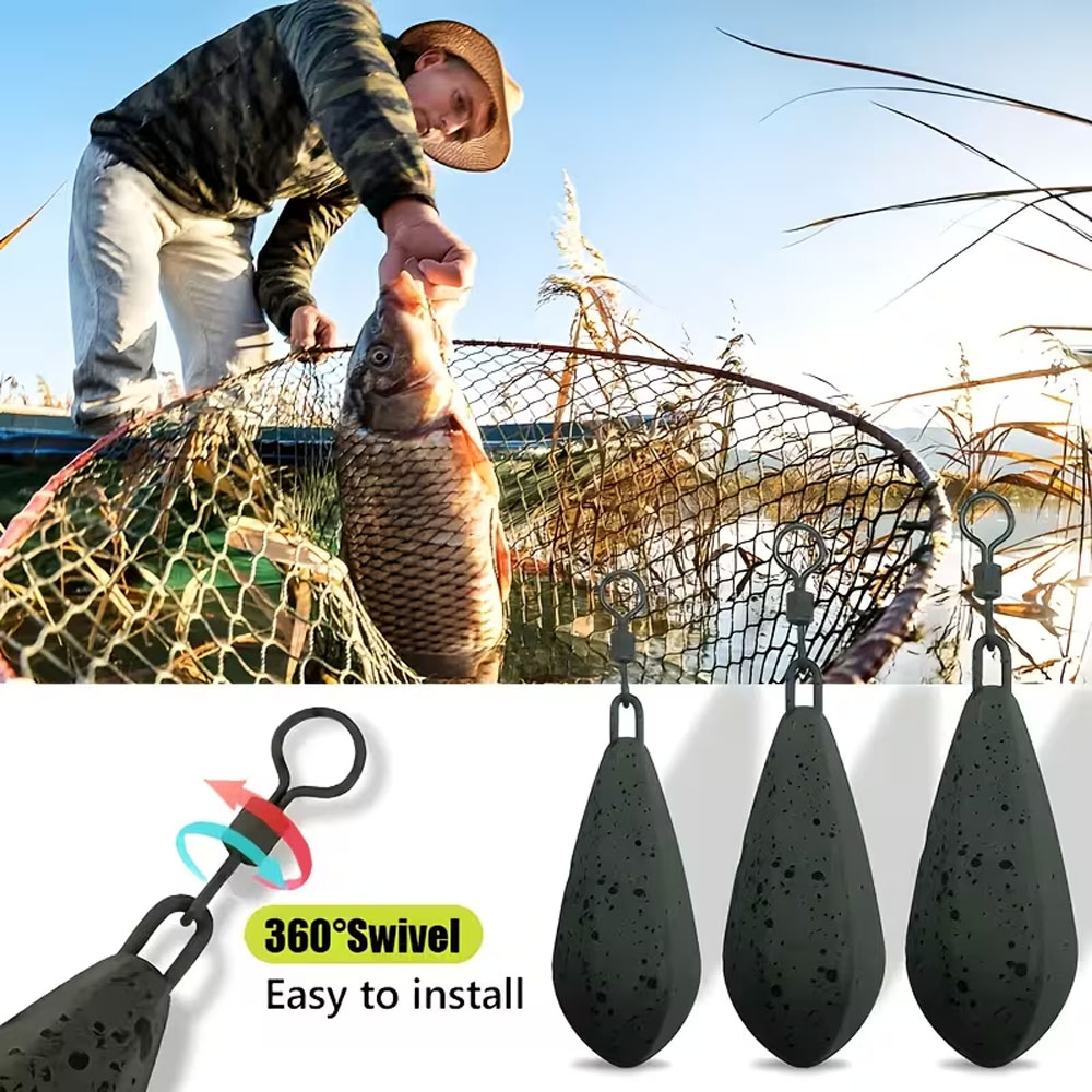 Paquete de 4 Pesas de Pesca de - Freshwater Line reseña y precio