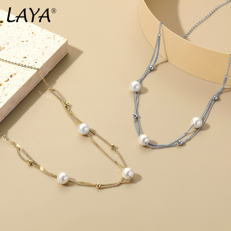 LAYA-collar minimalista de múl - Freshwater Line reseña y precio