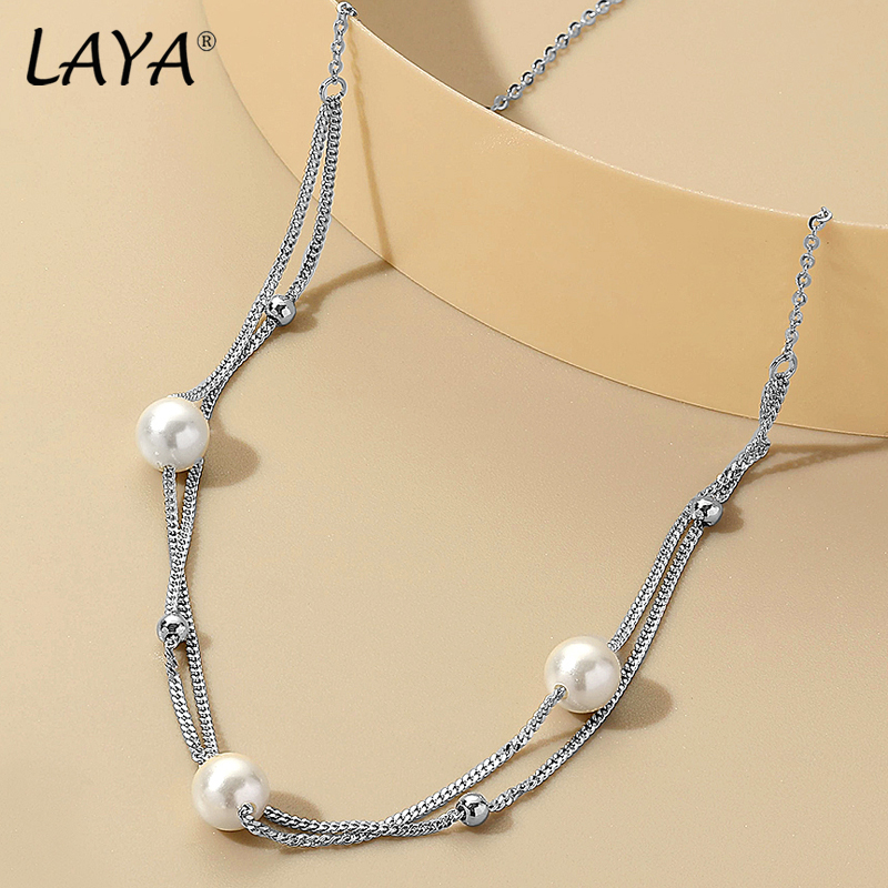 LAYA-collar minimalista de múl - Freshwater Line reseña y precio